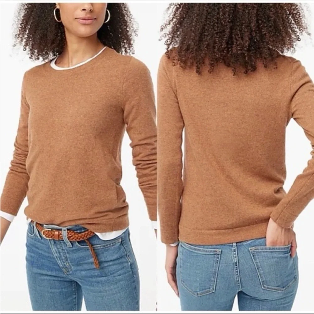 J. Crew Women's Brown Top Crew Teddie Sweater size xs